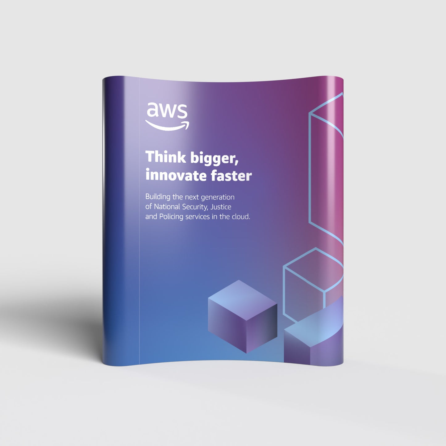 Pop-up Stand - 3 x 2 Curved