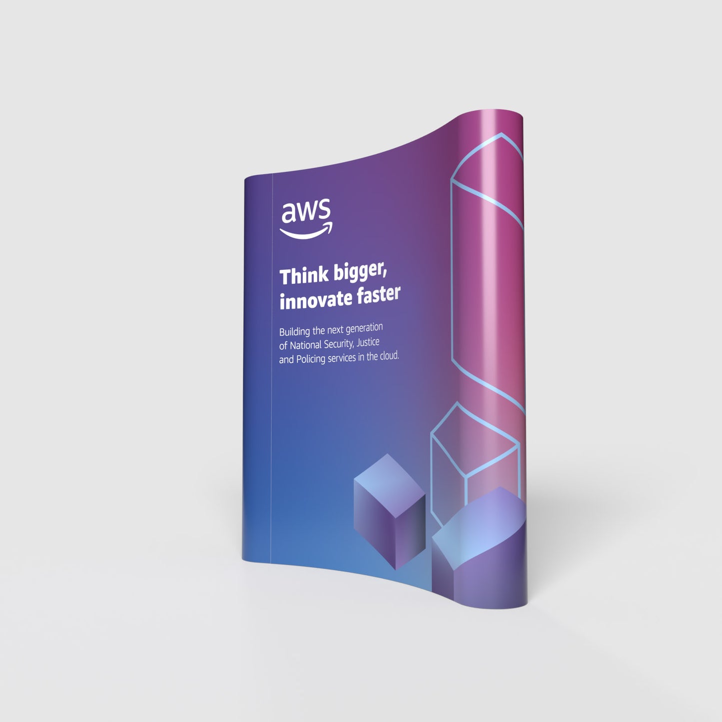 Pop-up Stand - 3 x 2 Curved
