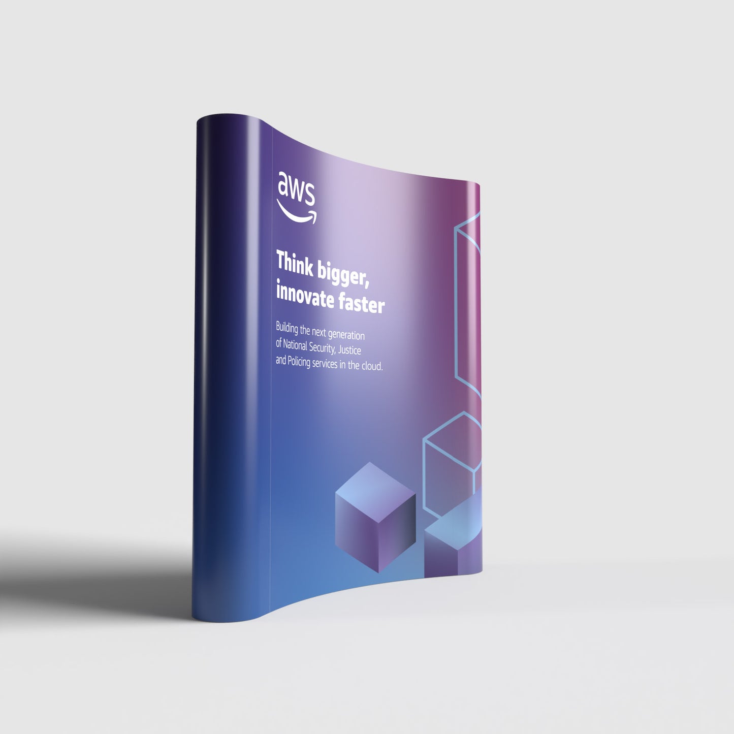 Pop-up Stand - 3 x 2 Curved