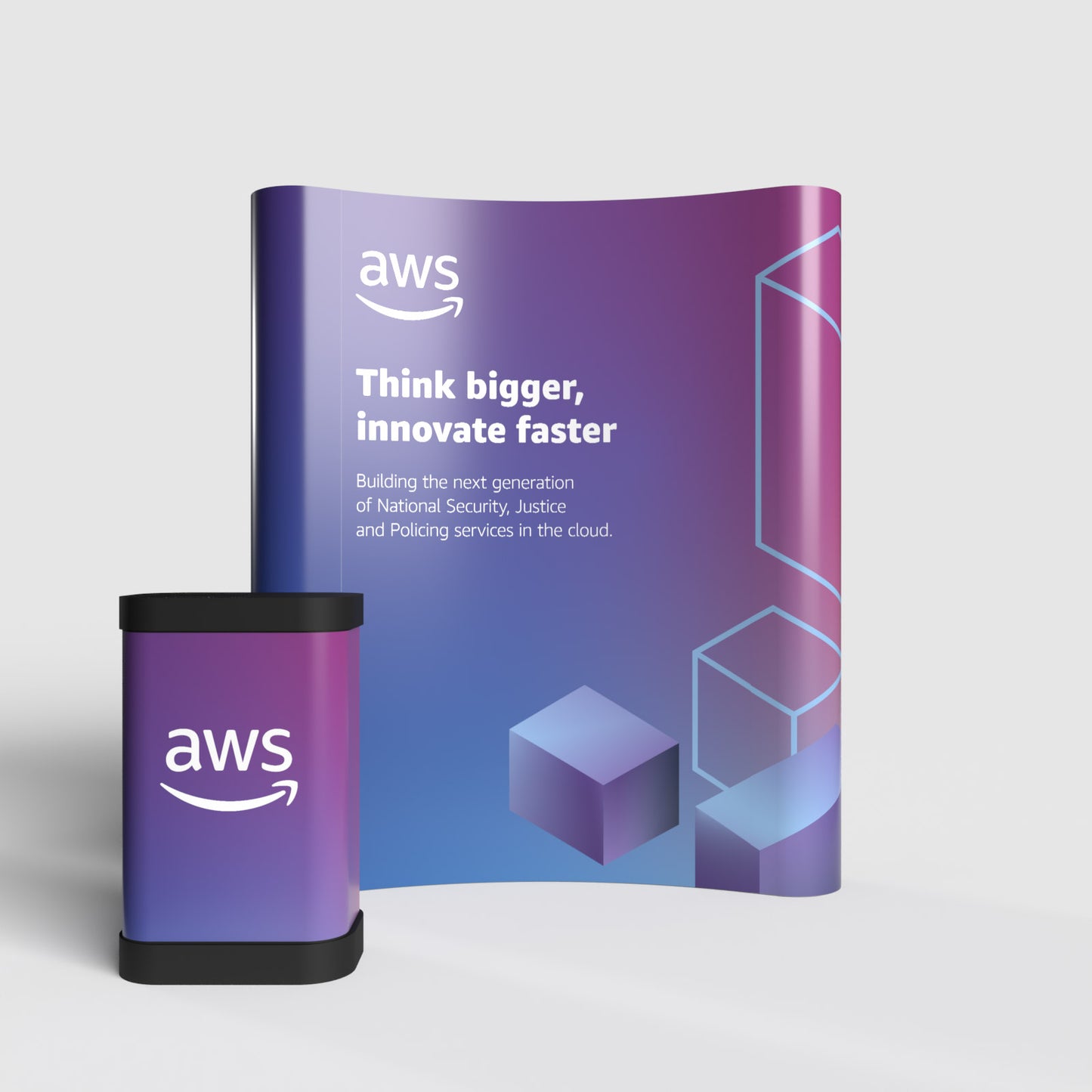 Pop-up Stand - 3 x 2 Curved