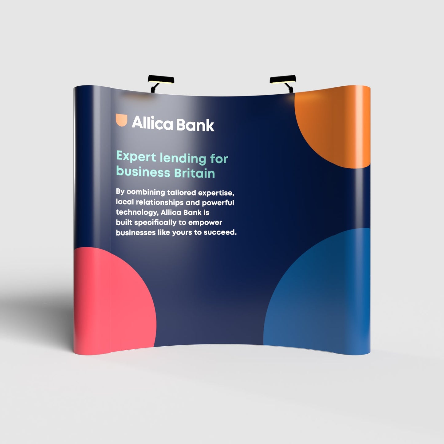 Pop-up Stand - 3 x 4 Curved