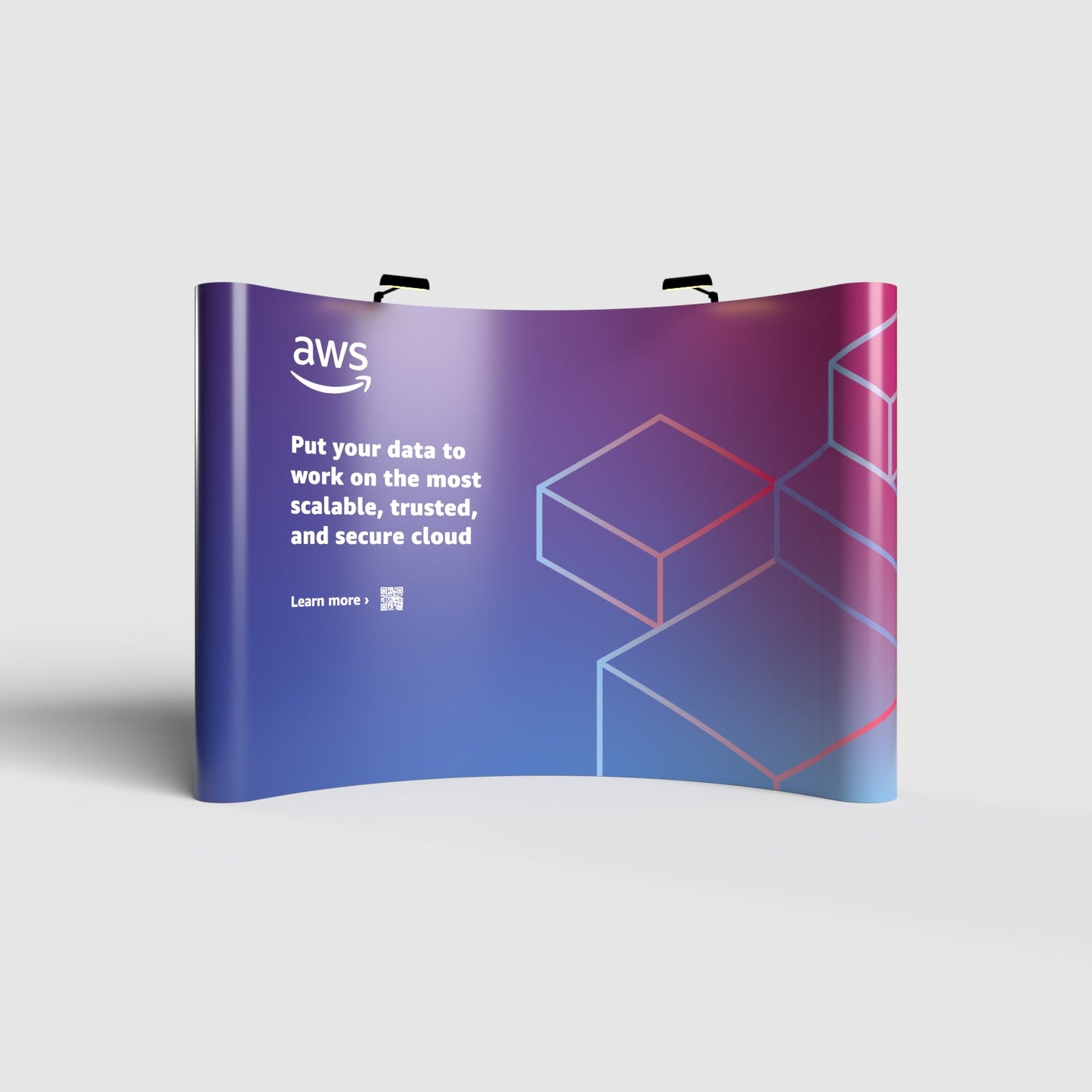 Pop-up Stand - 3 x 4 Curved