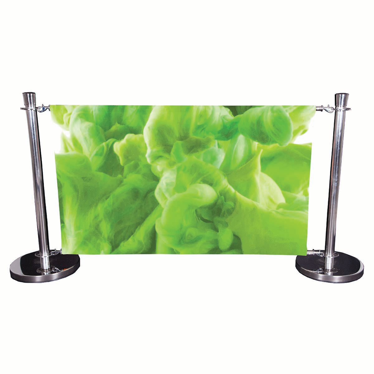 Double sided Chrome Cafe Barrier