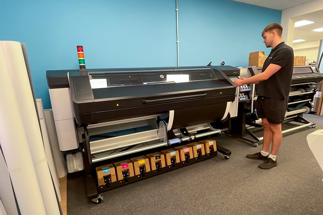 Introducing our new HP roller banner printer