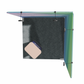 2 x 2m Linked L-shape fabric display