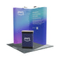 2 x 2m Linked L-shape Pop-up stand