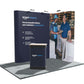 3 x 2m Linked L-shape Pop-up stand