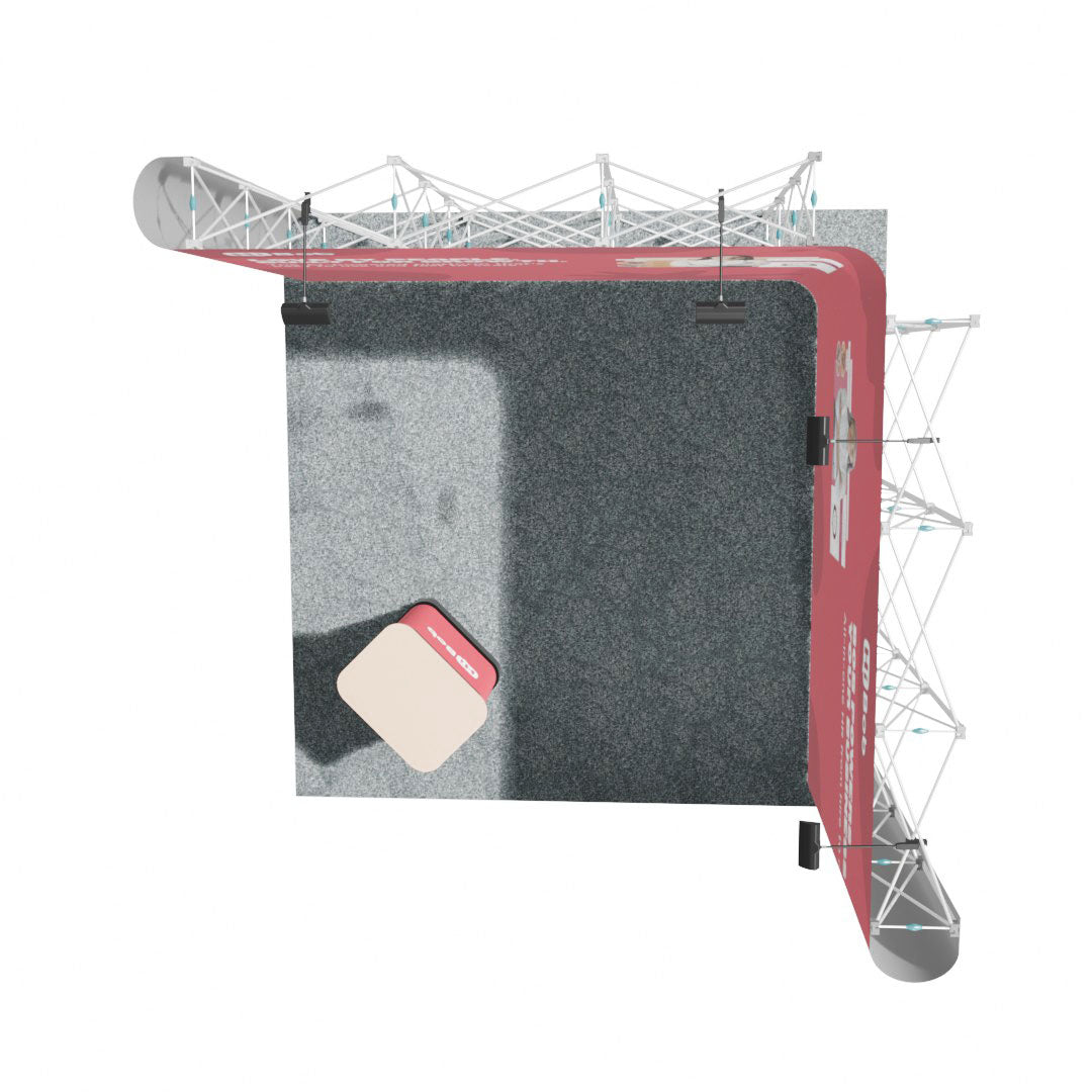 3 x 3m Linked L-shape Pop-up stand