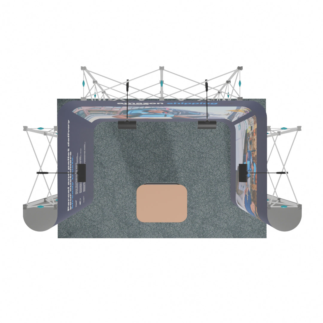 3 x 2m Linked U-shape Pop-up stand