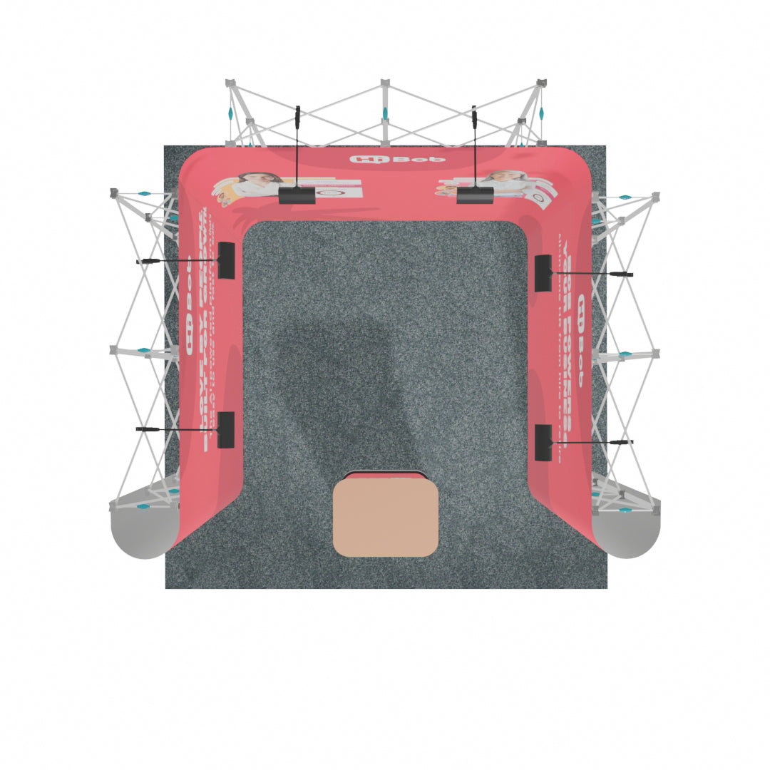 3 x 3m Linked U-shape Pop-up stand