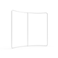 5000mm Fabric Display Stand - Curved