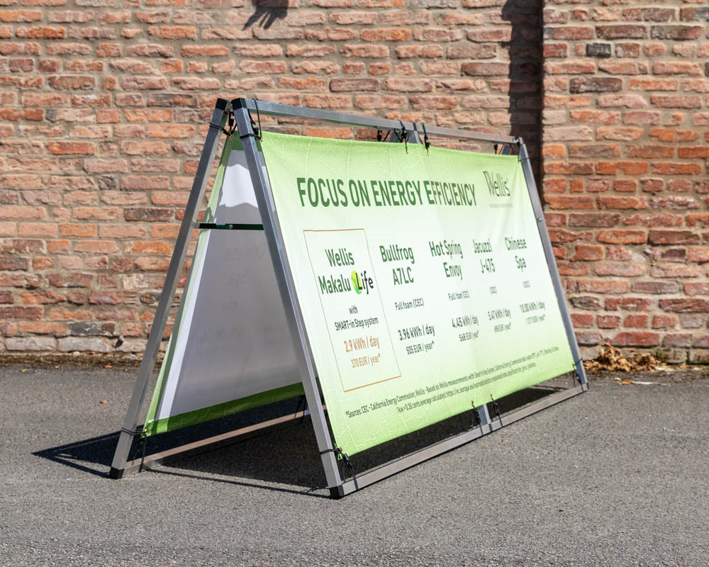 Outdoor Vinyl A-banner with Frame