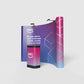 Pop-up Stand - 3 x 3 Curved