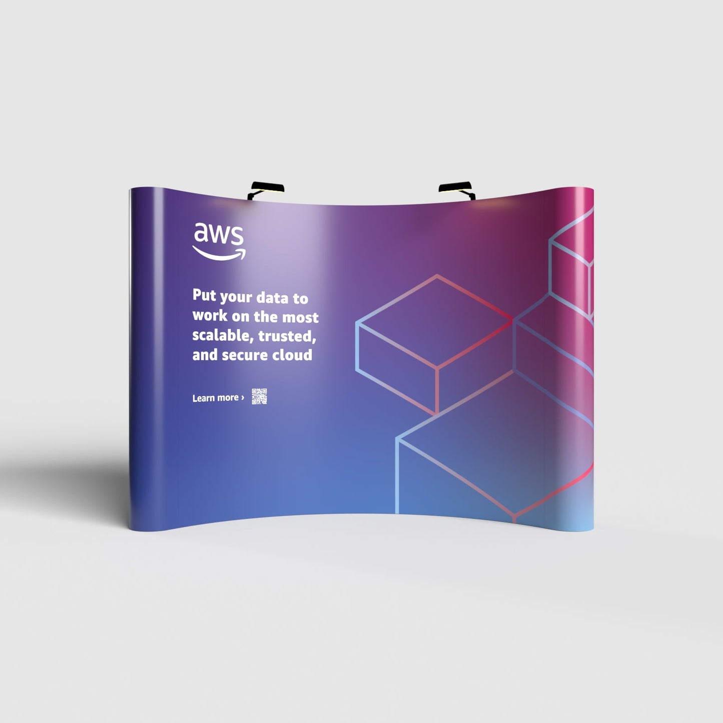 Pop-up Stand - 3x3 Curved