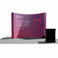 Pop-up Stand - 3 x 4 Curved