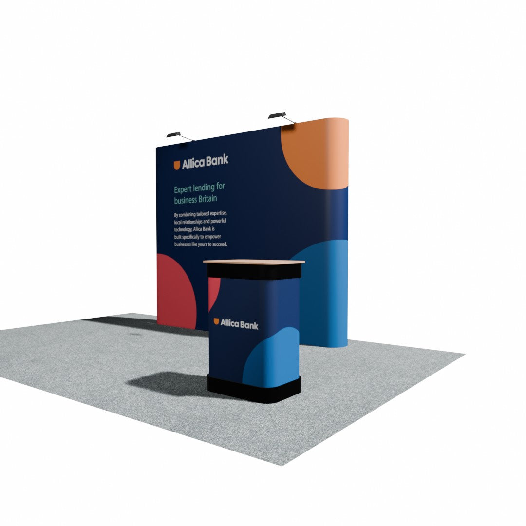 Pop-up Stand - 3 x 3 Straight
