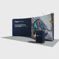 5000mm Fabric Display Stand - Curved