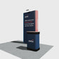 Pop-up Stand - 3 x 1 Straight