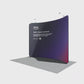 2500mm Fabric Display Stand - Curved