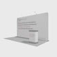 4000mm Fabric Display Stand - Straight