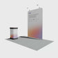 1500mm Fabric Display Stand - Straight