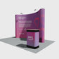 Pop-up Stand - 3 x 4 Curved