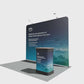 3000mm Fabric Display Stand - Straight