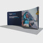 5000mm Fabric Display Stand - Curved