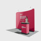 2000mm Fabric Display Stand - Curved
