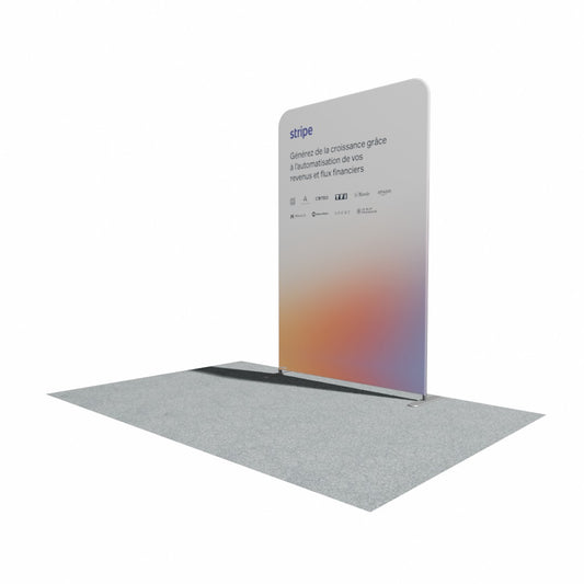 1500mm Fabric Display Stand - Straight