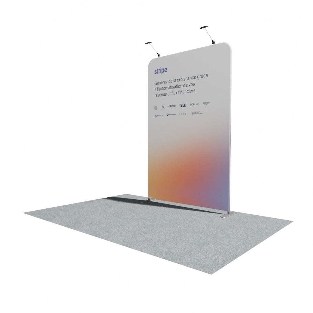1500mm Fabric Display Stand - Straight