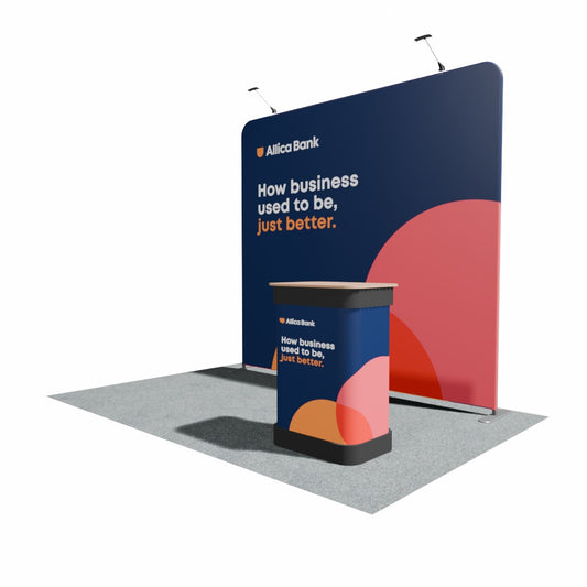 2500mm Fabric Display Stand - Straight