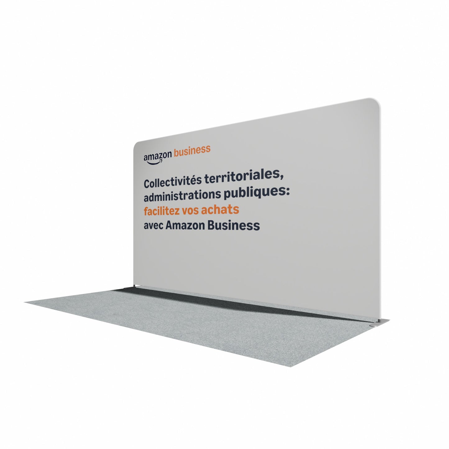 4000mm Fabric Display Stand - Straight