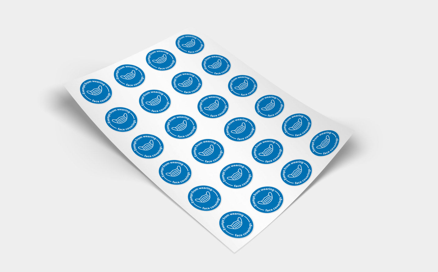 Self Adhesive Round Sticker Sheets – Rollupbanner